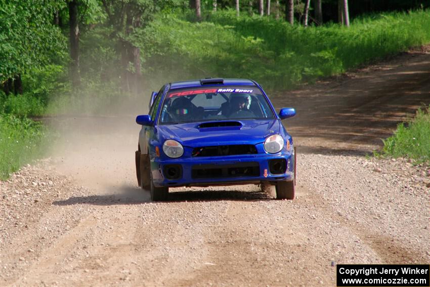Jimmy Pelizzari / Bryce Proseus Subaru WRX on SS4, Hollow Woodtick.