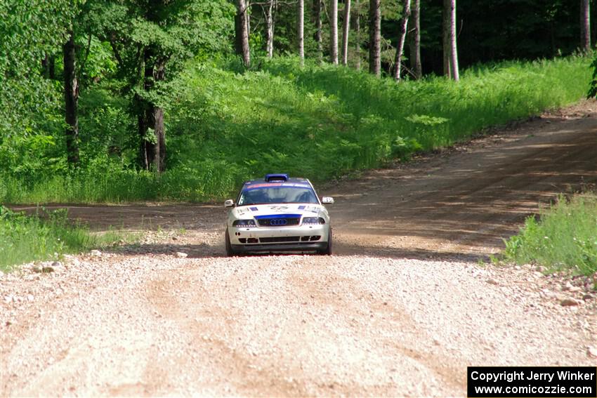 Tim Michel / Alex Ferencz Audi A4 Quattro on SS4, Hollow Woodtick.