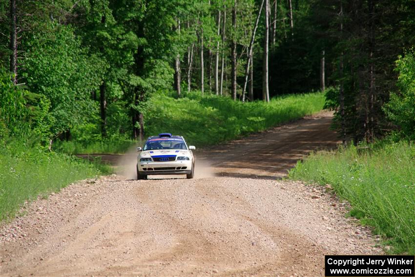 Tim Michel / Alex Ferencz Audi A4 Quattro on SS4, Hollow Woodtick.