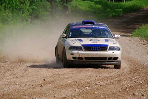 Tim Michel / Alex Ferencz Audi A4 Quattro on SS4, Hollow Woodtick.