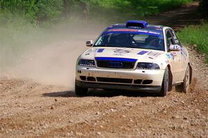 Tim Michel / Alex Ferencz Audi A4 Quattro on SS4, Hollow Woodtick.