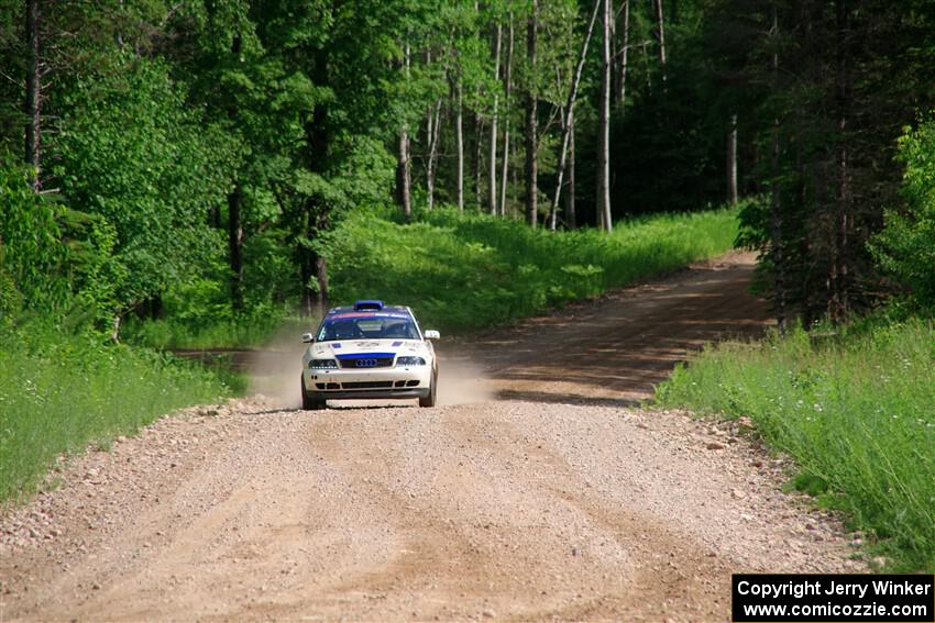 Tim Michel / Alex Ferencz Audi A4 Quattro on SS4, Hollow Woodtick.