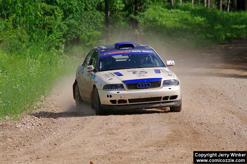 Tim Michel / Alex Ferencz Audi A4 Quattro on SS4, Hollow Woodtick.