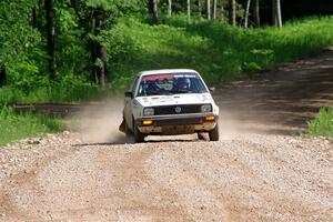 Adam VanDamme / Morgan Engle VW Golf on SS4, Hollow Woodtick.