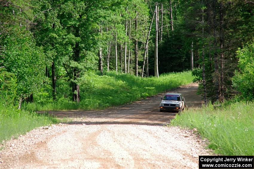 Adam VanDamme / Morgan Engle VW Golf on SS4, Hollow Woodtick.