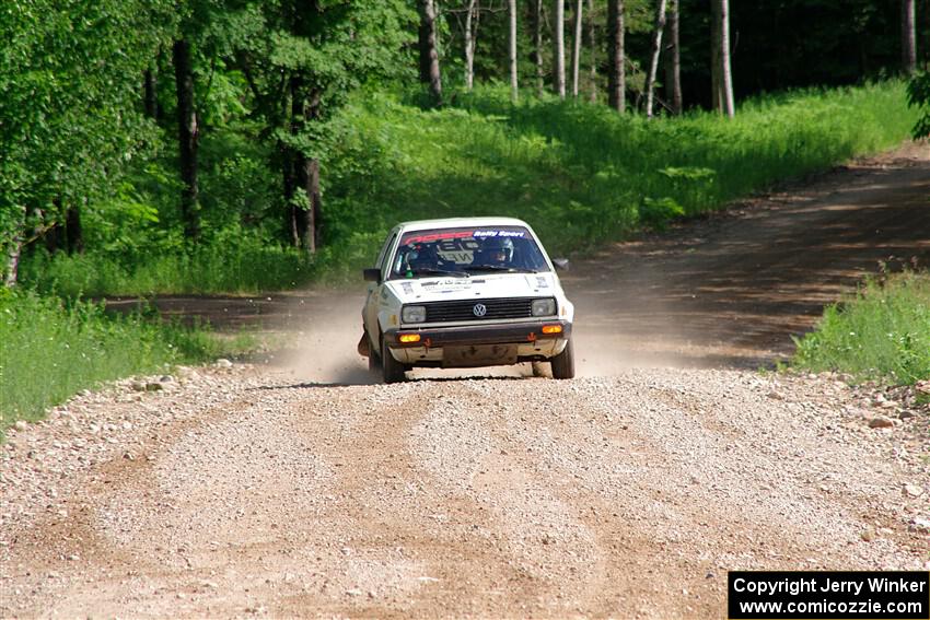 Adam VanDamme / Morgan Engle VW Golf on SS4, Hollow Woodtick.