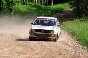 Adam VanDamme / Morgan Engle VW Golf on SS4, Hollow Woodtick.