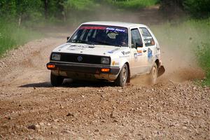 Adam VanDamme / Morgan Engle VW Golf on SS4, Hollow Woodtick.