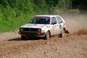 Adam VanDamme / Morgan Engle VW Golf on SS4, Hollow Woodtick.