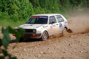 Adam VanDamme / Morgan Engle VW Golf on SS4, Hollow Woodtick.