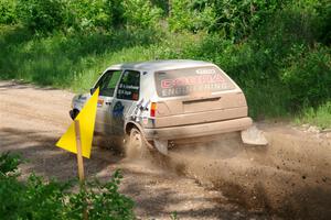 Adam VanDamme / Morgan Engle VW Golf on SS4, Hollow Woodtick.