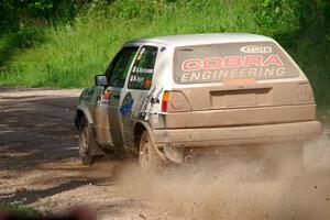 Adam VanDamme / Morgan Engle VW Golf on SS4, Hollow Woodtick.