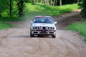 Shanti Witt / Keegan Helwig BMW 325is on SS4, Hollow Woodtick.
