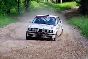Shanti Witt / Keegan Helwig BMW 325is on SS4, Hollow Woodtick.