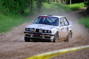 Shanti Witt / Keegan Helwig BMW 325is on SS4, Hollow Woodtick.