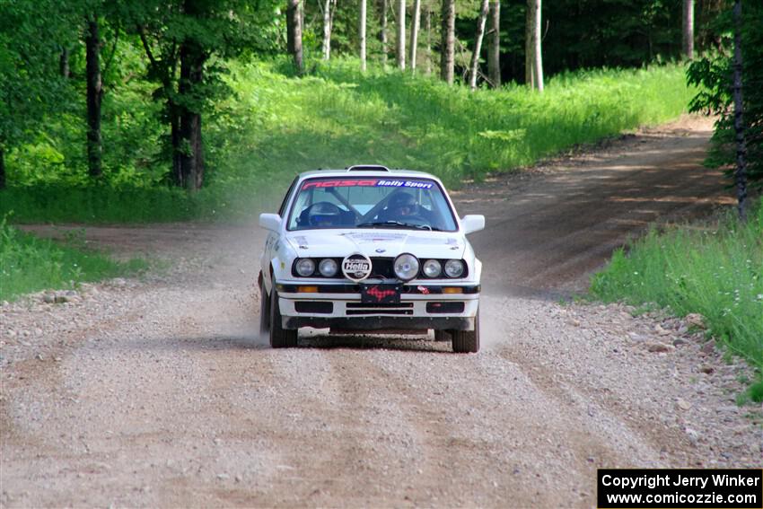 Shanti Witt / Keegan Helwig BMW 325is on SS4, Hollow Woodtick.