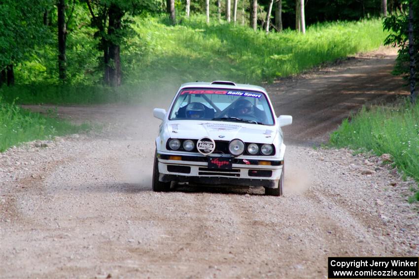 Shanti Witt / Keegan Helwig BMW 325is on SS4, Hollow Woodtick.