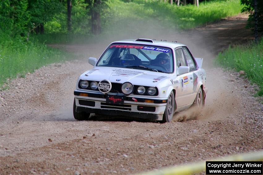 Shanti Witt / Keegan Helwig BMW 325is on SS4, Hollow Woodtick.