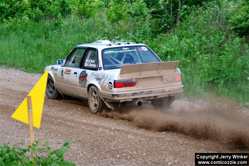 Shanti Witt / Keegan Helwig BMW 325is on SS4, Hollow Woodtick.