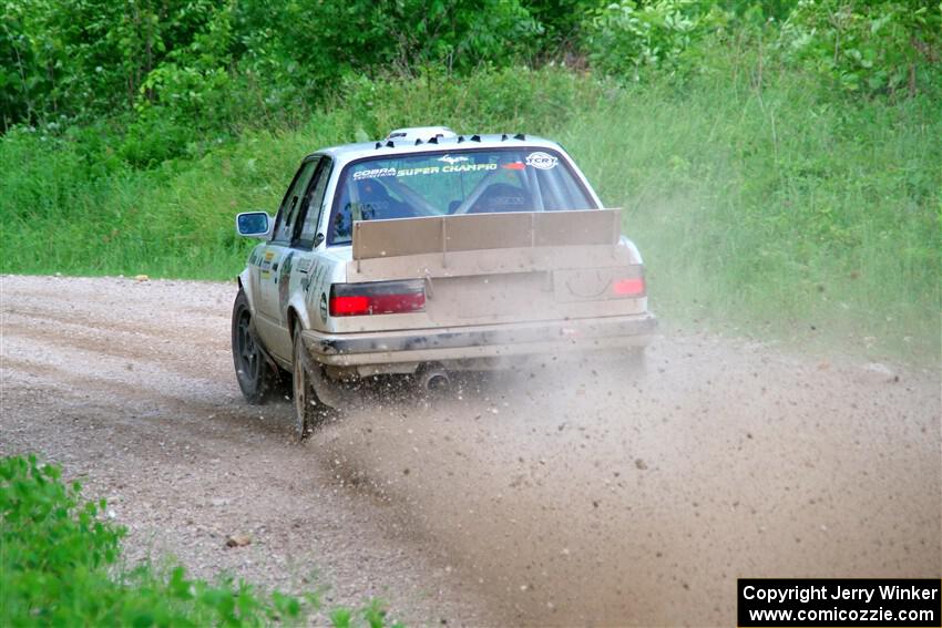 Shanti Witt / Keegan Helwig BMW 325is on SS4, Hollow Woodtick.