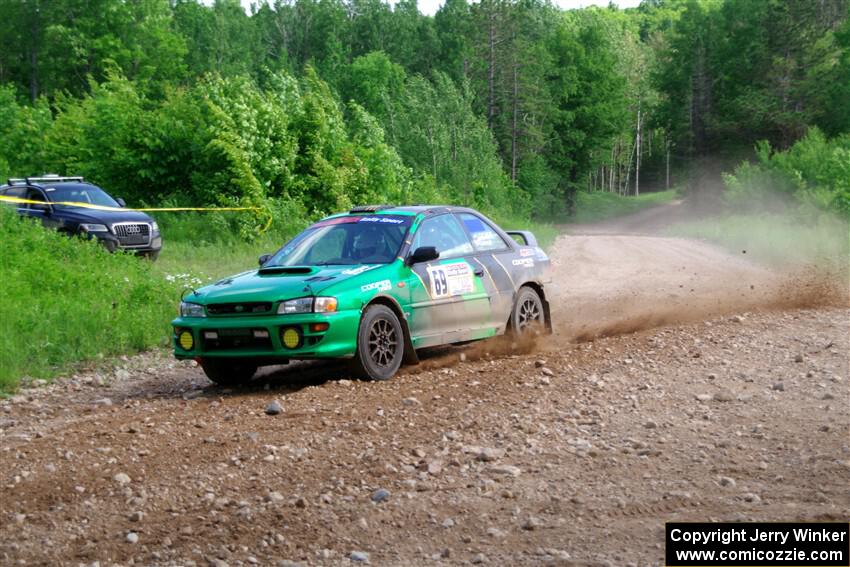 Jordan Locher / Cray Dumeah Subaru Impreza 2.5RS on SS4, Hollow Woodtick.