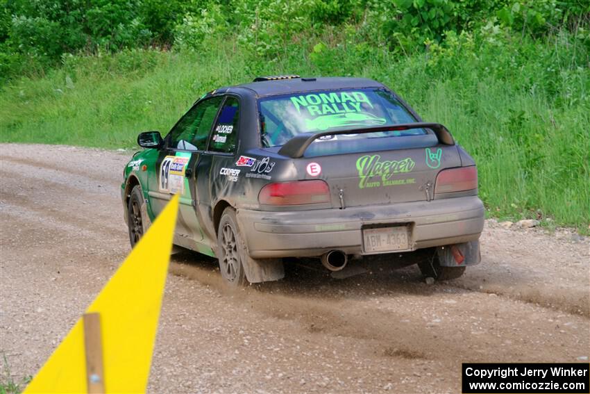 Jordan Locher / Cray Dumeah Subaru Impreza 2.5RS on SS4, Hollow Woodtick.