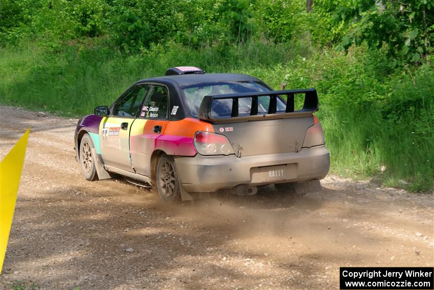 Colin Gleason / Ian Nelson Subaru Impreza 2.5RS on SS4, Hollow Woodtick.