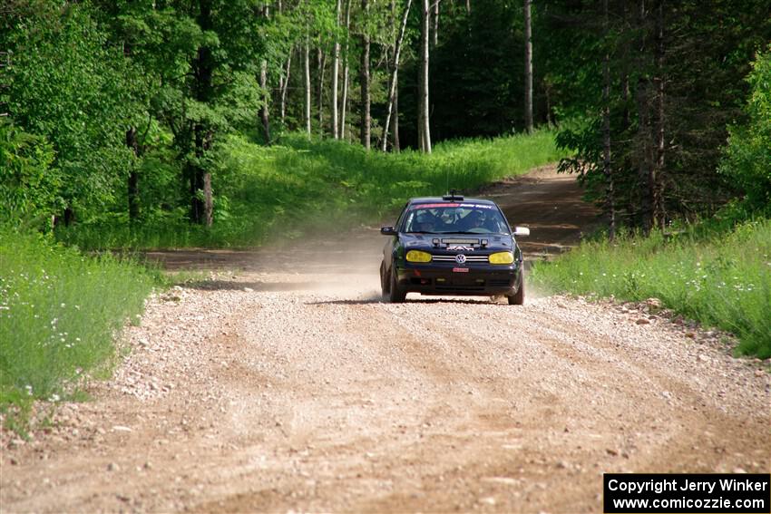Chase Blakely / Mike Callaway VW GTI on SS4, Hollow Woodtick.