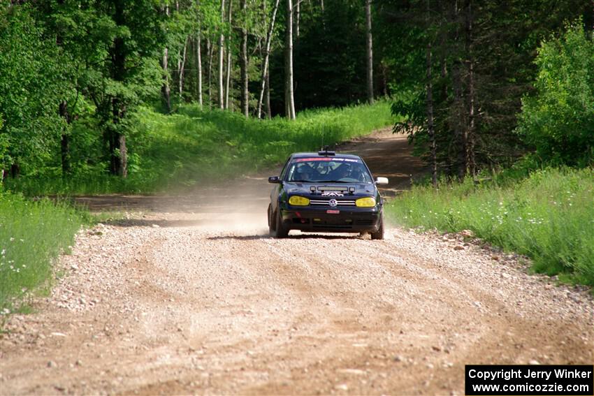 Chase Blakely / Mike Callaway VW GTI on SS4, Hollow Woodtick.