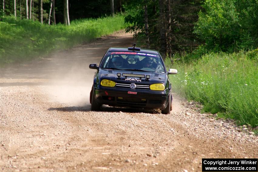 Chase Blakely / Mike Callaway VW GTI on SS4, Hollow Woodtick.