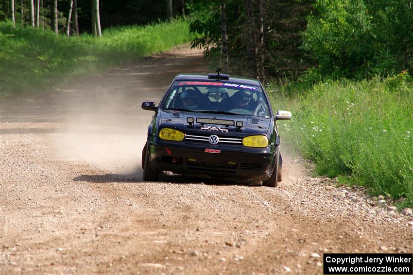 Chase Blakely / Mike Callaway VW GTI on SS4, Hollow Woodtick.