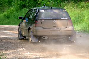 Chase Blakely / Mike Callaway VW GTI on SS4, Hollow Woodtick.