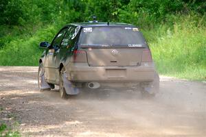 Chase Blakely / Mike Callaway VW GTI on SS4, Hollow Woodtick.