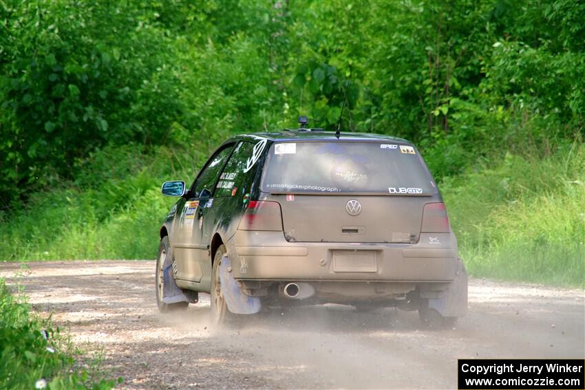 Chase Blakely / Mike Callaway VW GTI on SS4, Hollow Woodtick.