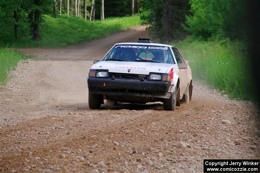 Eric Anderson / Taylor Haelterman Toyota Celica GTS on SS4, Hollow Woodtick.