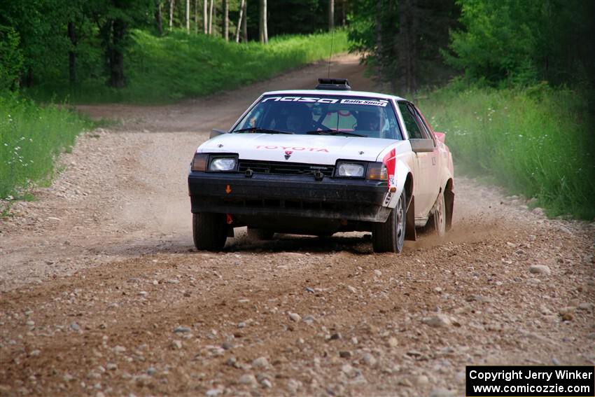 Eric Anderson / Taylor Haelterman Toyota Celica GTS on SS4, Hollow Woodtick.