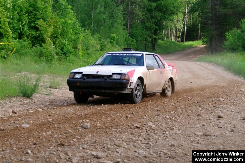 Eric Anderson / Taylor Haelterman Toyota Celica GTS on SS4, Hollow Woodtick.