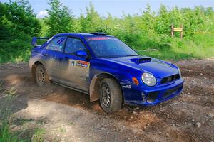 Jimmy Pelizzari / Bryce Proseus Subaru WRX on SS5, Chainsaw Junksin.