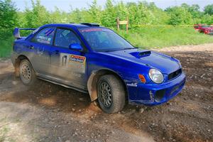 Jimmy Pelizzari / Bryce Proseus Subaru WRX on SS5, Chainsaw Junksin.