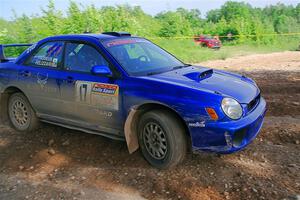 Jimmy Pelizzari / Bryce Proseus Subaru WRX on SS5, Chainsaw Junksin.
