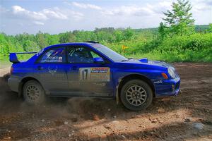 Jimmy Pelizzari / Bryce Proseus Subaru WRX on SS5, Chainsaw Junksin.