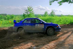 Jimmy Pelizzari / Bryce Proseus Subaru WRX on SS5, Chainsaw Junksin.