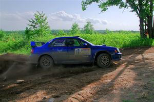 Jimmy Pelizzari / Bryce Proseus Subaru WRX on SS5, Chainsaw Junksin.