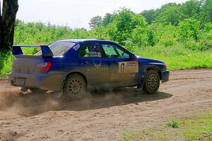 Jimmy Pelizzari / Bryce Proseus Subaru WRX on SS5, Chainsaw Junksin.
