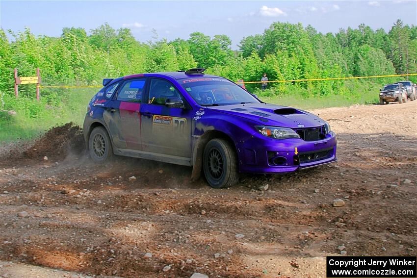 Silas Himes / Rubin Hatfield Subaru WRX STi on SS5, Chainsaw Junksin.