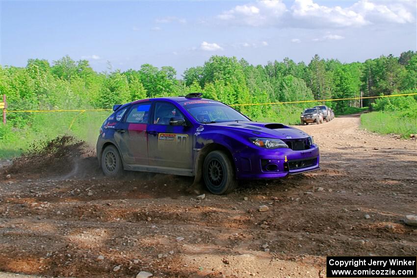 Silas Himes / Rubin Hatfield Subaru WRX STi on SS5, Chainsaw Junksin.