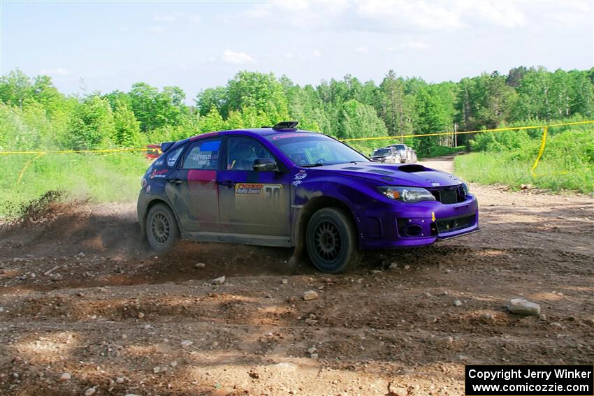 Silas Himes / Rubin Hatfield Subaru WRX STi on SS5, Chainsaw Junksin.
