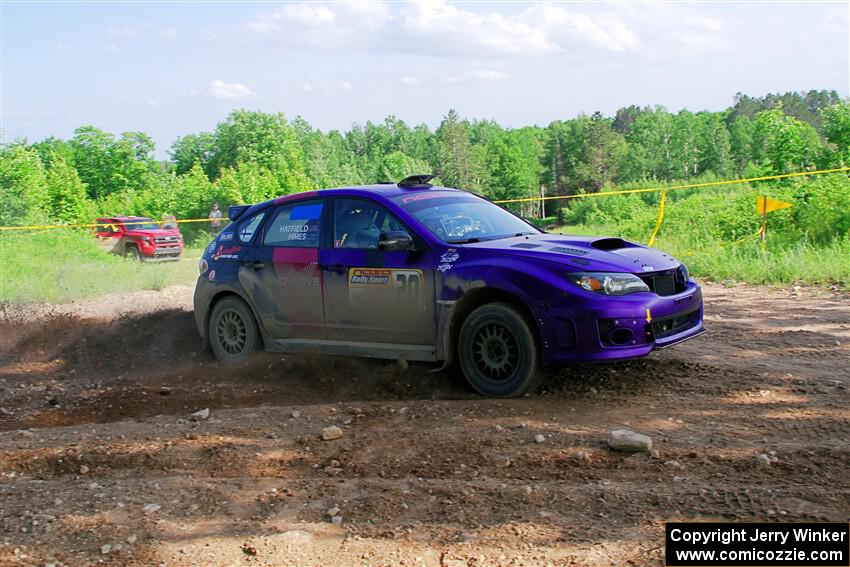 Silas Himes / Rubin Hatfield Subaru WRX STi on SS5, Chainsaw Junksin.