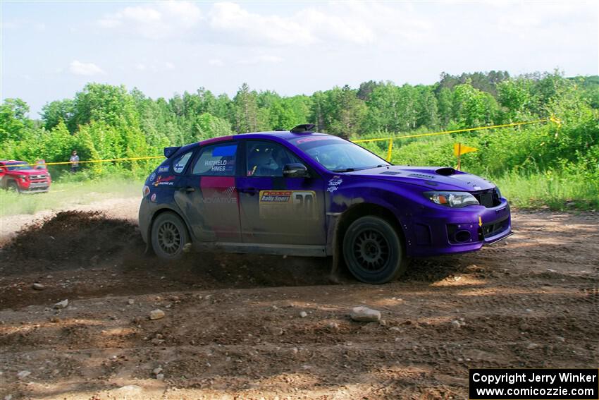 Silas Himes / Rubin Hatfield Subaru WRX STi on SS5, Chainsaw Junksin.