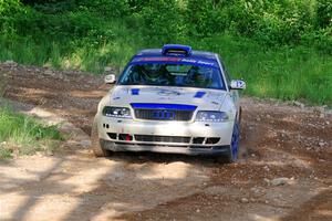 Tim Michel / Alex Ferencz Audi A4 Quattro on SS5, Chainsaw Junksin.